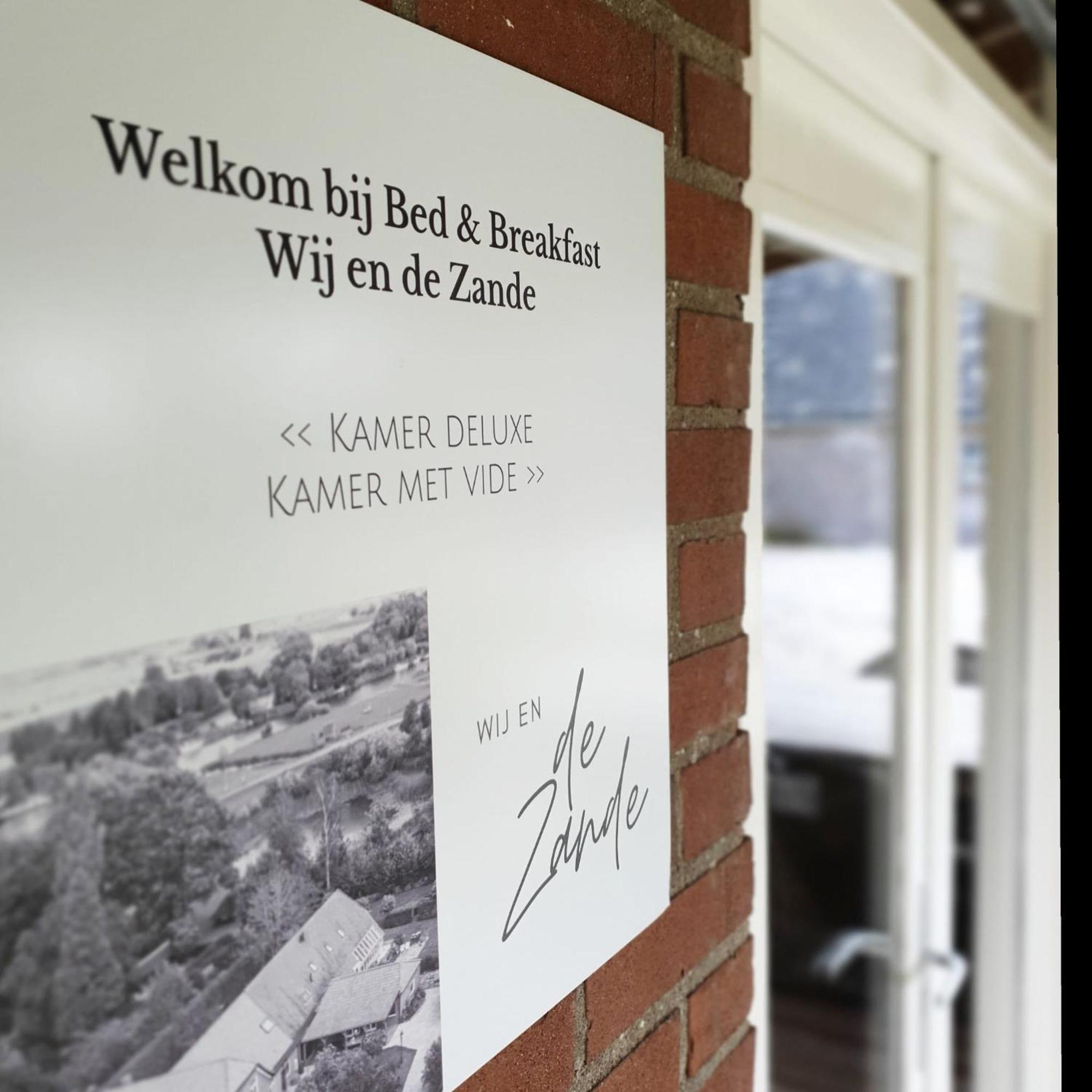 Bed And Breakfast 'Wij En De Zande' Kamperveen Exteriör bild